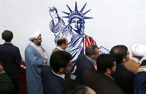 Iran Unveils New Anti Us Murals At Former Embassy