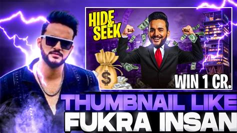 How To Make Thumbnail Like FukraInsaan Make Thumbnail Like Fukra