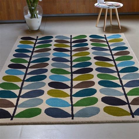 Multi Stem Leaves CLM0510164M Rug Blosding Hand Tufted Rugs Modern