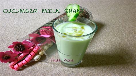 Cucumber Milk Shake Youtube