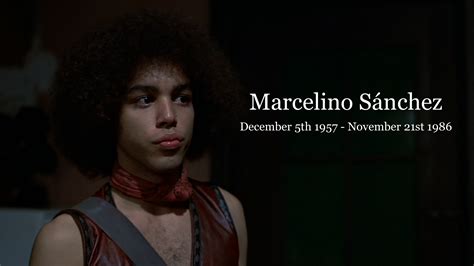 Marcelino Sánchez Tribute The Warriors Movie Site