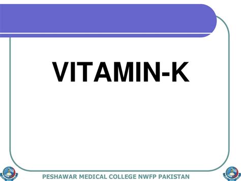 VITAMIN K VITAMIN K Different Forms Of Vitamin K Vitamin K1