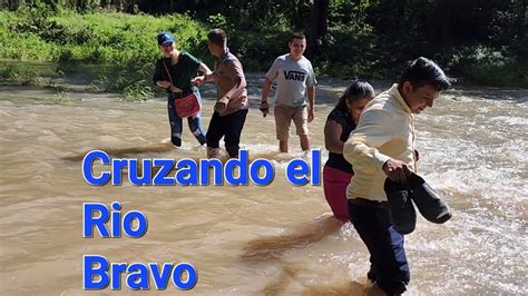 Ya Estamos en Estados Unidos Pasando el Río Bravo