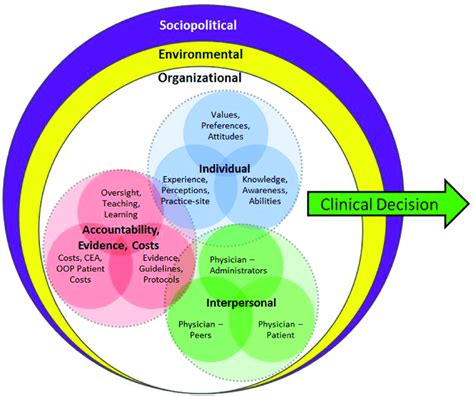 Domains Factors Influencing Clinical Decision Making Cea Cost Download Scientific Diagram