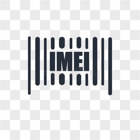 Imei Vector Icon Isolated on Transparent Background, Imei Logo Design ...