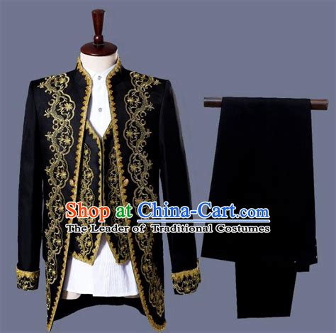 Traditional European Palace Prince Clothing Uniform British National England's Costumes Complete ...