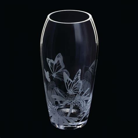 Dartington Aspect Vase Butterflies Ag3510butterflies Harts Of Stur