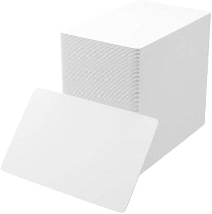 Amazon Blank PVC Cards White Quality Plastic ID Badge Printers