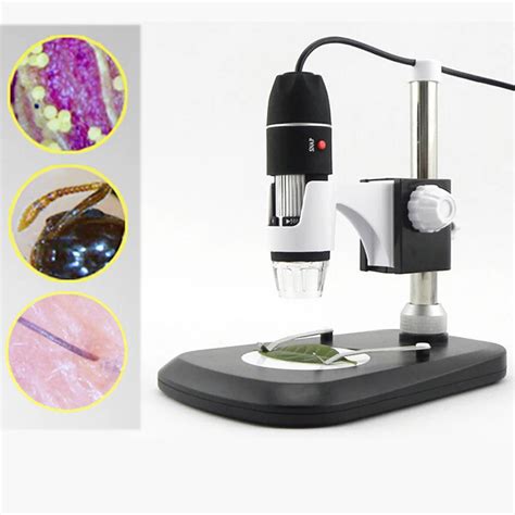 Portable High Definition 40X 800X Digital Microscope USB Microscope 8 ...