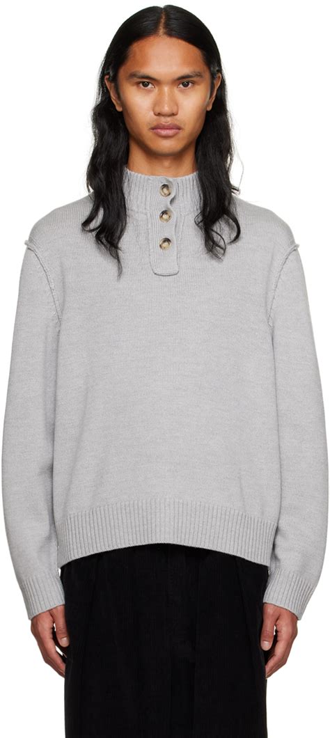 Gray Gilles Henley By Maryam Nassir Zadeh On Sale