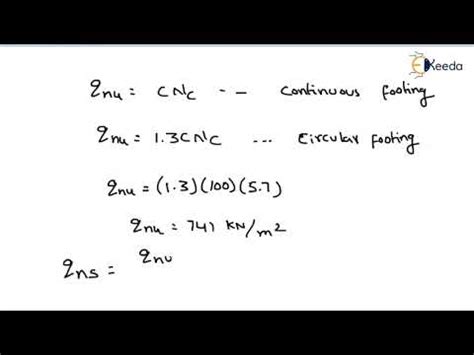 Numerical On Ubc Of Cohesive Soil Geotechnical Engineering Gate