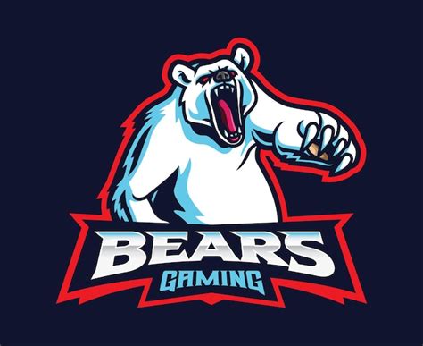 Premium Vector Polar Bear Mascot Logo Design