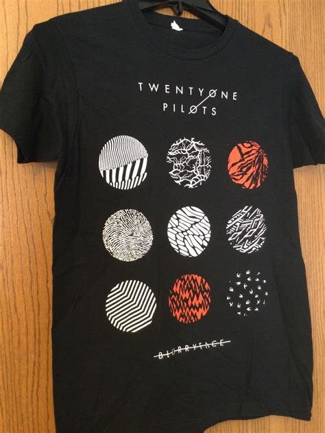 Twenty One Pilots Blurryface Black Shirt M O Gem