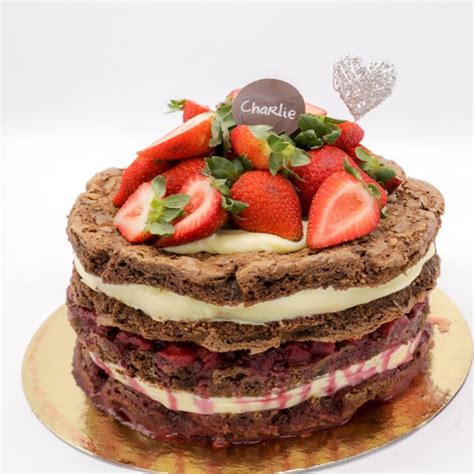 Torta Naked Cake Defrutas Vermelhas M Dia Charlie Confeitaria