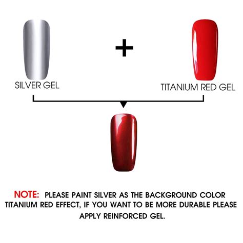 French Gel Nail Polish 8 ml Semi Permanent Gel 6 Colors Collection ...