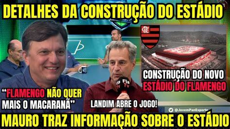 MAURO CEZAR DETALHES sobre a CONSTRUÇÃO do ESTÁDIO do FLAMENGO