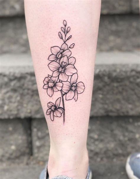 Larkspur Flower Tattoo Meaning Best Flower Site