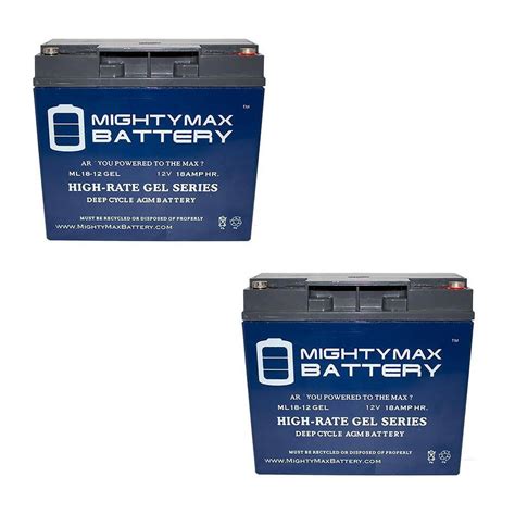 Mighty Max Battery Volt Ah Sla Sealed Lead Acid Gel Agm Type