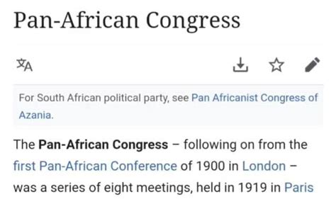 Pan African Congress A Ow For South African Political Party See Pan