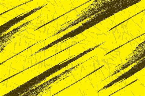 Fundo De Textura Grunge Amarelo E Preto Vetor Premium