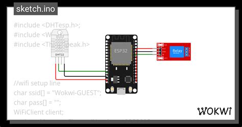 Relay Module Wokwi Esp32 Stm32 Arduino Simulator