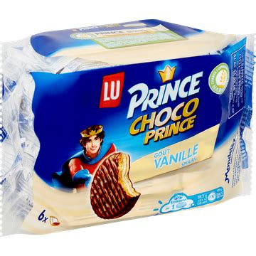 LU Prince Choco Prince Koekjes Met Chocolade En Vanille 6 Stuks 170g