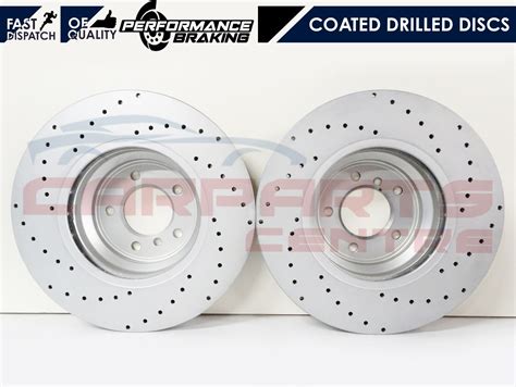 For Bmw E90 330i 335i 325d 330d 335d Front Coated Drilled Brake Discs