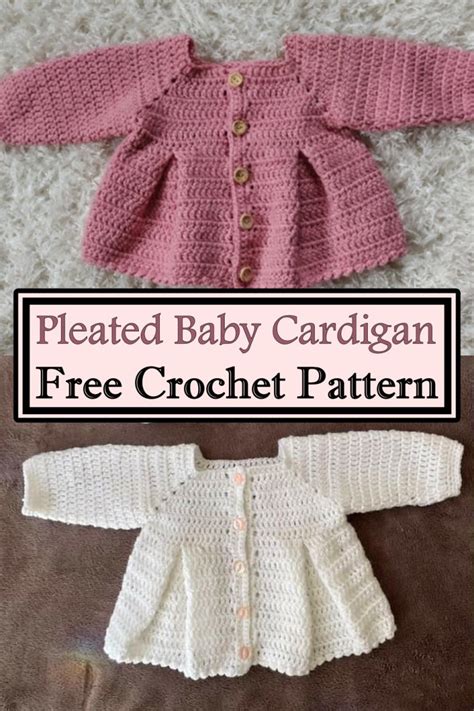 15 Free Crochet Baby Cardigan Patterns - Craftsy