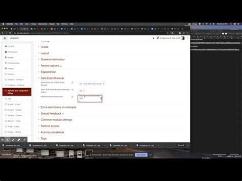 How To Configure Safe Exam Browser On Moodle VLE After Setting Up SEB