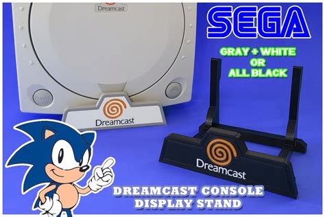 Custom Display Stand For Sega Dreamcast Consoles — Ktronics3d