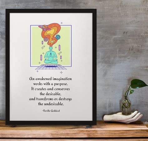 Neville Goddard Printable Quote Manifestation Quote Poster Inspirational Quote Art Imagination