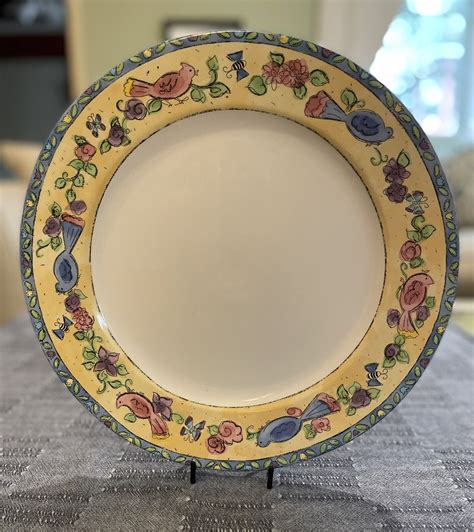 Sango 3042 Birds And The Bees 12 1 2 Chop Plate Round Serving Platter Ebay