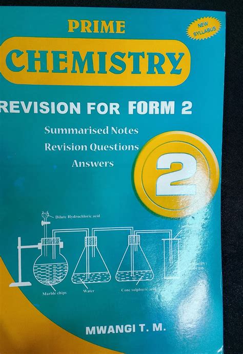 Prime Chemistry Revision Form 2 Savanis Book Centre