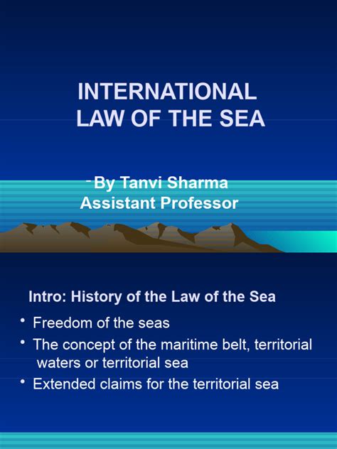 Law Of Seas Ppt 1 Pdf Territorial Waters United Nations Convention On The Law Of The Sea