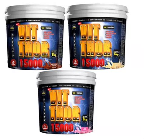 Suplemento En Polvo Midway Vit Thor Hipercal Rico Sabor Vainilla En