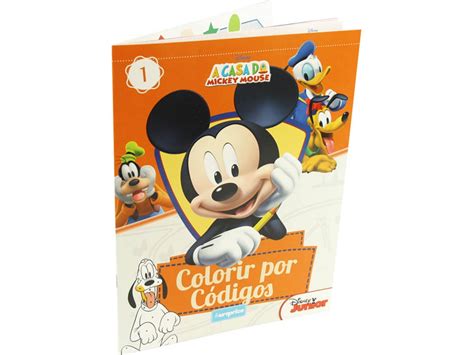 Livro Colorir Por C Digos Disney Cl Ssicos Mickey De Europrice