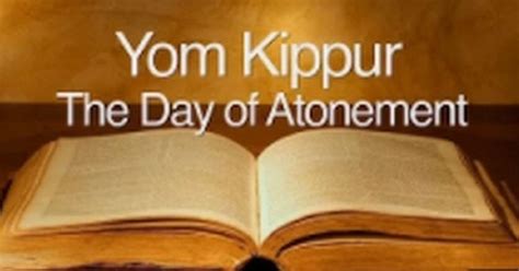 Yom Kippur Jewish Holiest Day Celebrated With Fasting And Praying