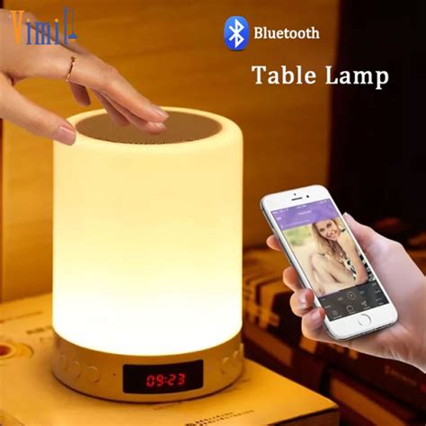 Vimite Led Night Light With Bluetooth Music Speaker Usb Rechargeable