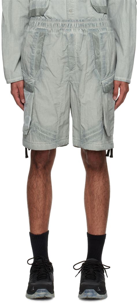 Gray Garment Dyed Shorts By A Cold Wall On Sale