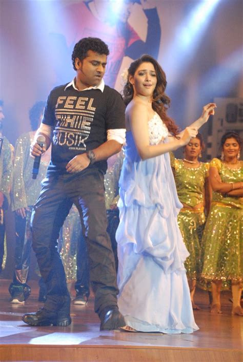 Tamanna Hot Dance Stills In Oosaravelli Audio Release Function Andhraidle