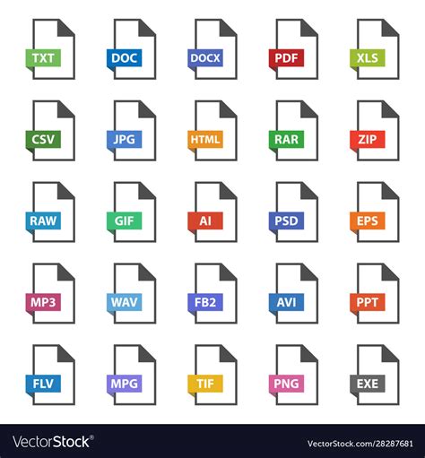 File Format Icons