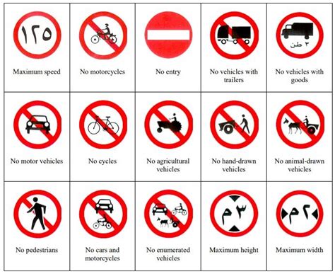 A Guide Of Road Signs With Its Meaning Traffic Rules Riyadh Xpress