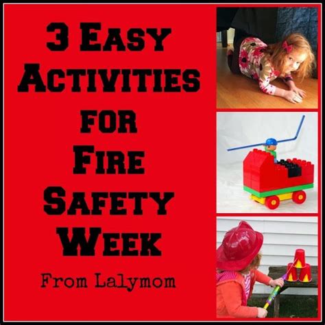 3 Easy Activities for Fire Safety for Kids - LalyMom