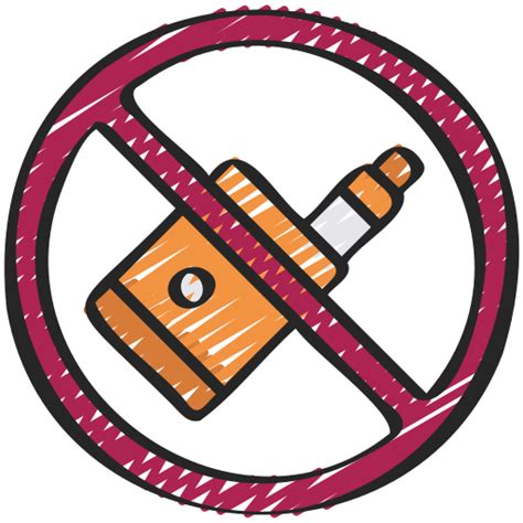 No Vaping Juicy Fish Sketchy Icon