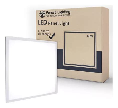 Panel Led Plafon Techo Embutir W Cuadrado Luz Fria X