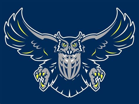 Pin By Kimi White On Rice Owls Owl Logo Owl Moose Art