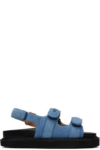 Blue Madee Denim Sandals By Isabel Marant On Sale