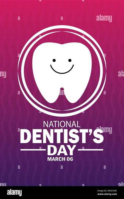 National Dentist S Day Vector Illustration March 06 Suitable For