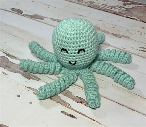 Octopus For A Preemie Nicu Octopus Crochet Octopus Cotton Etsy