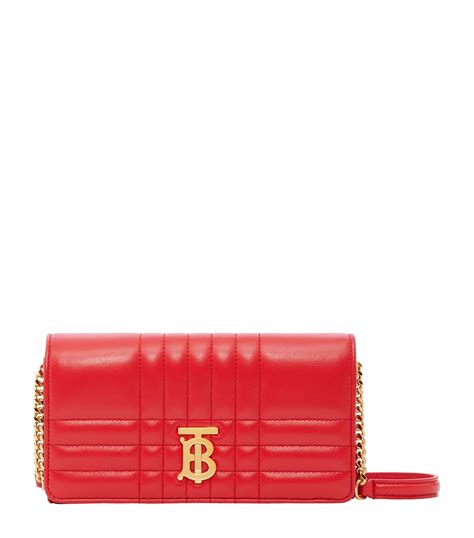 Burberry Leather Lola Chain Wallet | Harrods US